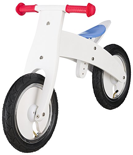 BIKESTAR Mitwachsendes Kinder Laufrad Holz Lauflernrad Kinderrad für Jungen Mädchen ab 2-4 Jahre | 12 Zoll 2 in 1 Kinderlaufrad | Weiß | Risikofrei Testen – Bild 6