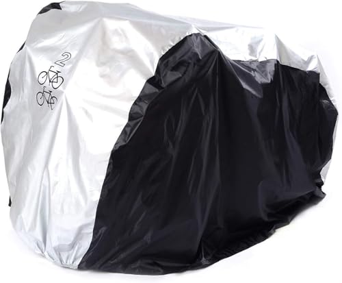 Phantasmia 自転車カバー 190cm * 65cm * 98cm ? 防水防錆設計で雨雪風日差しを遮断、収納袋付きでコンパクト保管 (2)