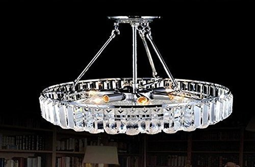 GOWE Lampadario Modern Crystal Chandelier Lustres Lampadario Crystal Chandelier Modern Ceiling Fixture Dia48*H45cm