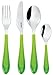 Guzzini Set 4 Pezzi Posate Gocce Verde