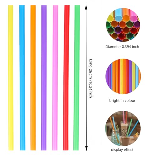 YAOSHENG Pitillos desechables multicolores 100 unidades miniatura 2