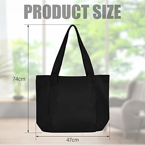Zuolun Yoga Bag, Black Yoga Mat Bag, Multi-Functional Canvas Yoga Bag With Mat Carrier Pocket, Yoga Mat Tote Bag, Carryall Shoulder Bag For Women And Men Workout, Pilates, Office Workout, Travel, Gym #TOP1