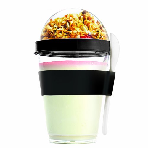 Asobu YO2GO Yogurt Container, Black