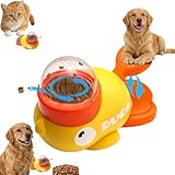 Jkwiwe Duck Dog Treat Dispenser Toy for Small Breeds - Interactive Slow Feeder Puzzle & Food Dispensing Toy, Mental Stimulation Puppy Chew Toy for Healthy Digestion & IQ Training
