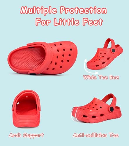Image of Toddler Kids Garden Clog Slip On Slide Sandals Beach Water Shoes