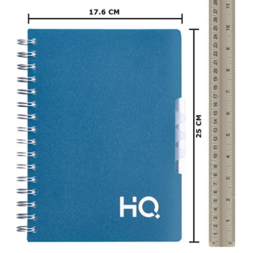 Image of Notebook Five Subject Spiral Wiro Bound Notebook | 14.8 cm X 21 cm | 300 Pages | White