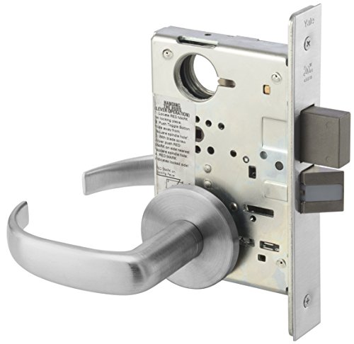 Yale Pbr 8802Fl 626 Rh Heavy Duty Mortise Lockset, Lever, Privacy #TOP28