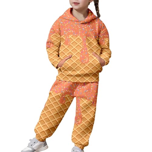 Conjunto infantil de dos piezas ajustable y cómodo con pantalones estampados