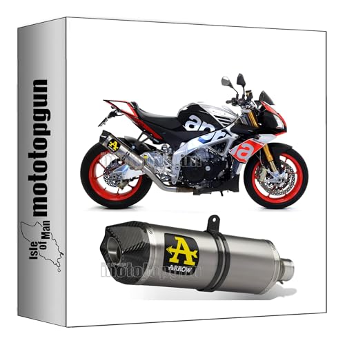 Pot echappement Arrow race-tech aluminium Aprilia Tuono V4 1100 RR 2015 2016 71744AK