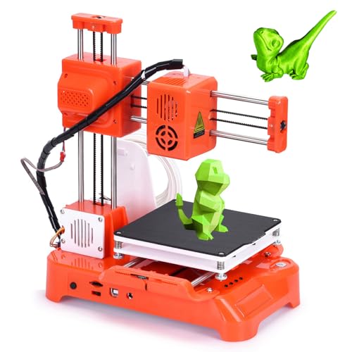 Impresora 3D, Impresoras 3D Completamente Montadas para Principiantes, Niños y Adolescentes, Impresora 3D, Diseño de Código Abierto, Funcionamiento Silencioso, Velocidad Máxima de Impresión 40 Orange Impresora 3D, Impresoras 3D Completamente Montadas para Principiantes, Niños y Adolescentes, Impresora 3D, Diseño de Código Abierto, Funcionamiento Silencioso, Velocidad Máxima de Impresión 40 Orange