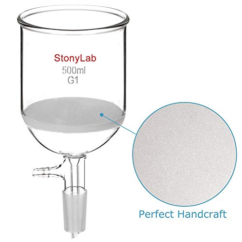 Stonylab US-BUCHNER-FILTER-COARSE-VAC-GLASS-500ML Borosilicate Glass Buchner Filtering Funnel thumb #3