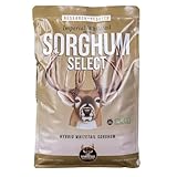 Whitetail Institute Sorghum Select Deer Food Plot Seed Mix, Dual-Hybrid Sorghum Blend, Drought & Disease Resistant, High-Yield Grain, 5.5 lbs (.5 Acres)