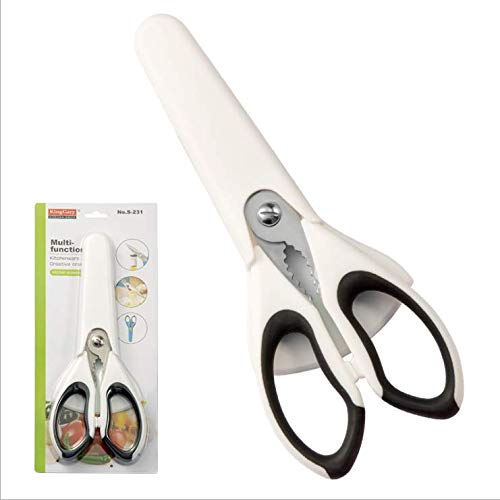 Kitchen Shears Multipurpose Stainless Steel Kitchen Scissors Heavy Duty Meat Scissors 2-Pack Dishwasher Safe Cooking Scissors Utility Food Scissors Perfect For Preparing Beef Chicken Fish Herbs