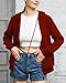 Argstar Women's Fleece Hoodies Lightweight Full Zip Sweatshirts with Pockets Long Sleeve Casual Hooded Jackets Wine Red XXL