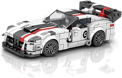 Reobrix 683 Dodge Viper Building Blocks Set, 1:24 Scale Model Car Kit for Display and Collectible, Race Car Building Toy for Teens and Adults, Compatible with Lego, 419 Pieces
