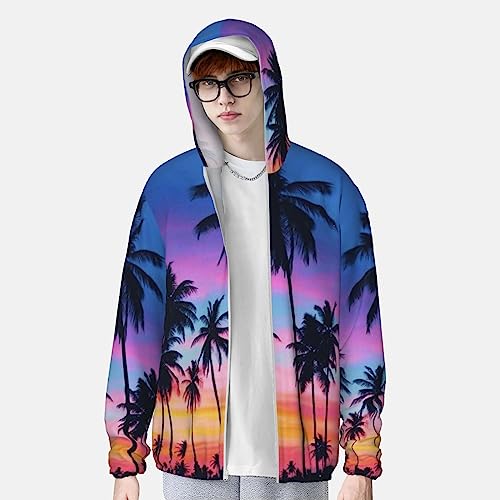 Veste légère à capuche protection solaire TOMPPY Noir 3XL