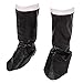 Produktbild Aisoway Weihnachtsmann Stiefel Schwarz Piraten-Abdeckungen Cosplay X'Mas Kostüm-Leder-Schuhe für Weihnachtsdeko 1 Paar