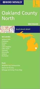 Map Rand McNally Michigan: Oakland County North : Local Book