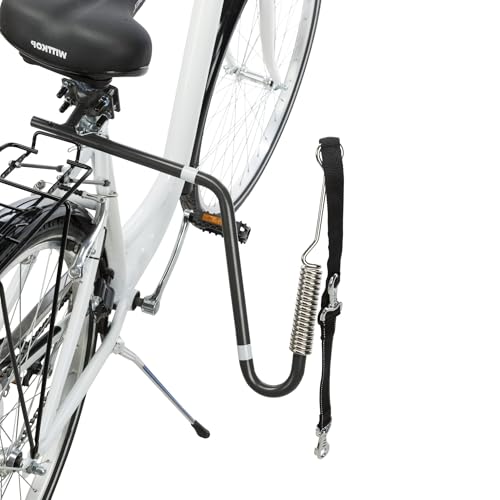 Trixie Hunde Biker-Set U-Form – M-XL – Fahrradzubehör für Hunde – mit Feder zur Zugdämpfung – hohe Fahrstabilität – für mittelgroße und große Hunde
