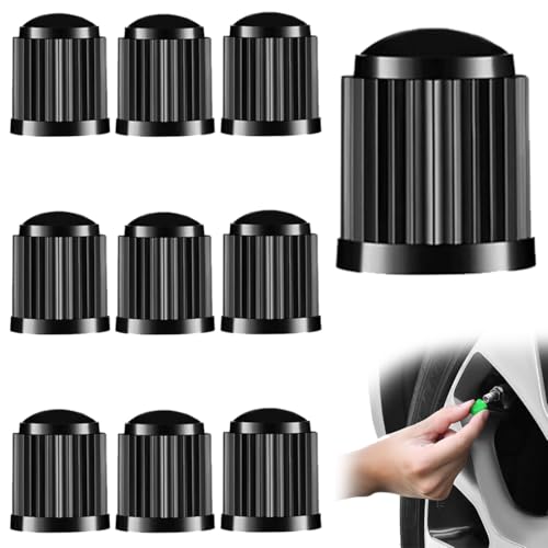 GHPKOTW 10 Pièces De Capuchons De Valve Couvercle De Valve De Pneu De Voiture Capsules De Valve De Pneu Capsules De Valve De Voiture Voiture,Pour Une Pression De Pneu Stable,Moto,Vélo Pour Les Valves