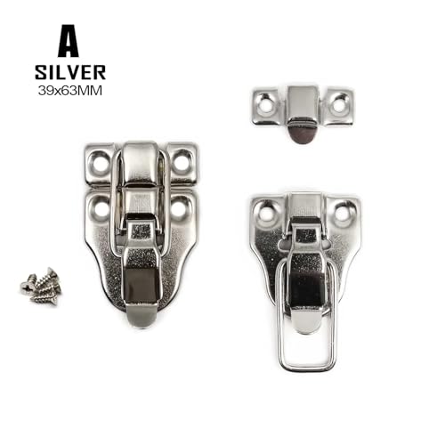 Coffret cadeau fermoir à bascule en bronze et vis de fixation pour boîte
