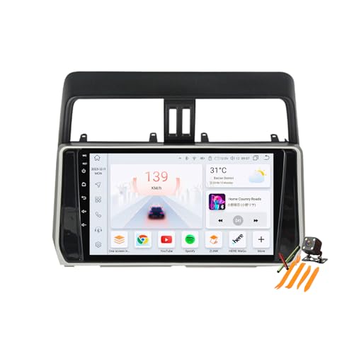 Radio 2 Din Android 13.0 M6 pro2 para Land Cruiser Prado 2018-2023