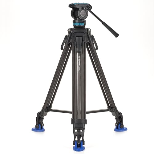 Trépied Benro C572LL en fibre de carbone haut de gamme et bol de nivellement 60mm