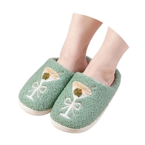 Cozy Halloween Slippers for Women House Fuzzy Slippers Winter Warm Shoes - image 4