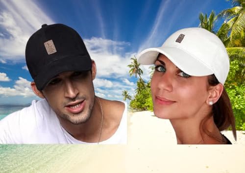 Image of Combo Stylish Sport Summer Cap with Adjustable Buckle Closure and Air Holes for All Sports, Baseball.Cap for Men's and Boy's Cap (Pack of 2)
