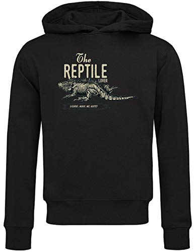 Sweat à capuche lizards make me happy le vêtement qui célèbre les reptiles