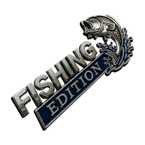 Insignias y emblemas de ángel y pescador 3D para tuning de coche y moto