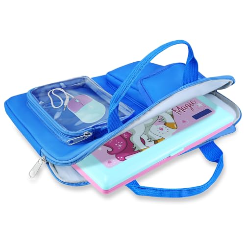 Image of Annmore Bag compatible with LEXiBOOK Educational and Bilingual Laptop, Blue