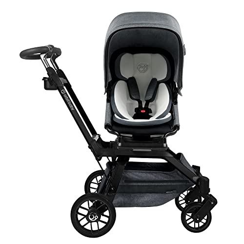 Image of Orbit Baby G5 Stroller - Mélange Grey Fabric - Black Frame