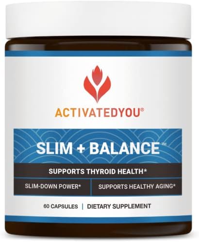 ActivatedYou Slim + Balance, Advanced Support for a Healthy Metabolism, Thyroid, and Hormone Levels, 60 Capsules