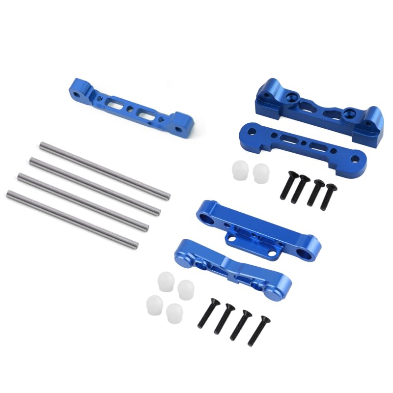 Metal Front and Rear Suspension Arm Code with Pin for Arrma 1/7 Felony Infraction 1/8 KRATON Outcast Typhon 6S Upgrade Parts(Blue)