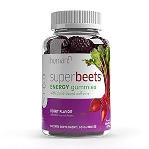 humanN SuperBeets Energy Gummies – Quick Energy & Mental Focus – Help Increase Nitric Oxide – Daily Blood Pressure…