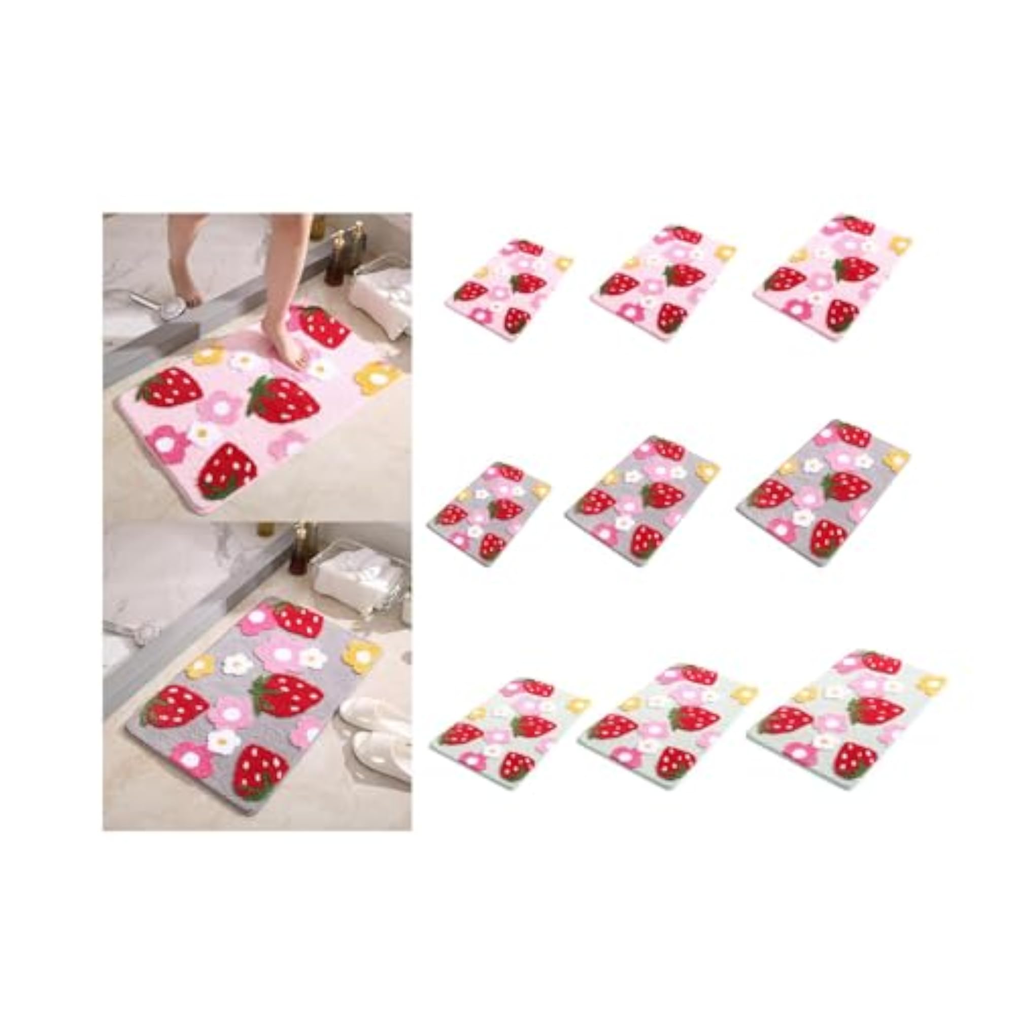 Cartoon Machine Washable Bath Mat