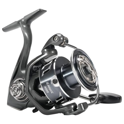 Seaknight SANGE Carrete Giratorio de Agua Dulce 4.9:1 5.2:1 7+1BB Ultraligero Carrete de Pesca de Carpa 1000-6000 Arrastre Máximo 13.2 kg