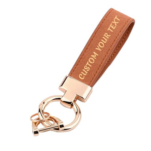 Personalized Leather Keychain