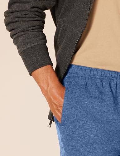 Image of Amazon Essentials Men's Relaxed Straight Leg Fleece Open Bottom Sweatpant (Available in Big & Tall)