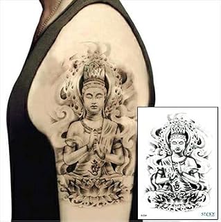 タトゥーシール 入れ墨シール（ 長持ち 大判 tattoo 刺青シール タトゥーシール ステッカー メンズ 和彫り ボディ ボディペイント 13)