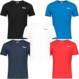 Kurze Ärmel Bench Noah Herren-T-Shirt, 5er-Pack, hell Gr. L, hell