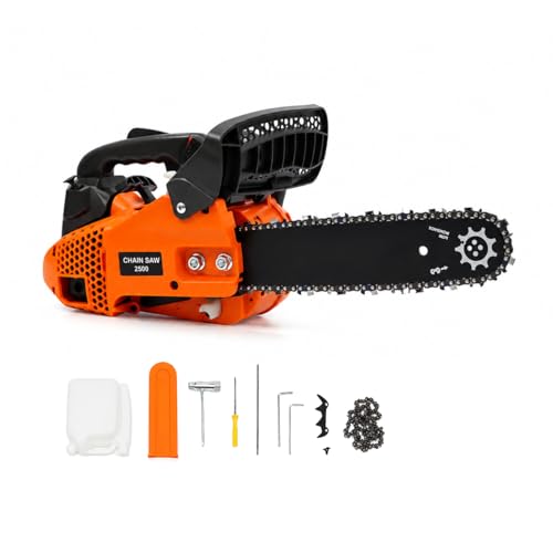 JAYGOVAN 12Inch Top Handle Gas Chainsaw 25.4cc 2-Stroke...