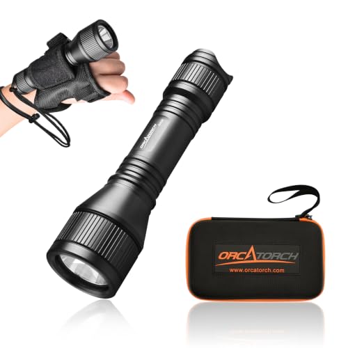 ORCATORCH D550 Dive Light with Hands-Free Wrist...
