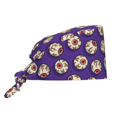 Image of Adjustable Working Cap Breathable Unisex Women Men Elastic Bandage Tie Back Hats Scrub Nursing Doctor Surgeon Cap