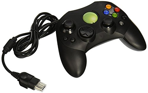 Old Skool Xbox Controller S-Type Wired Game Pad - Black #1