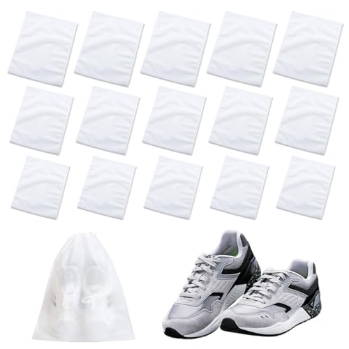 COYUN 15 pezzi Custodia Per Scarpe, custodia per borsa antipolvere,custodia per scarpe,Borsa per scarpe da viaggio antipolvere, borsetta, coulisse Borsa per scarpe in tessuto non tessuto antipolvere