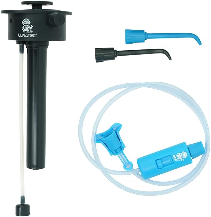 LUNATEC® Mist, Shower, Hydration & Bidet Spray Lid Kit. 3-in-1 Cooling, Cleaning & Hydration. Fits Hydro Flask®, Thermoflask® & Takeya®. Inlcudes Spray Lid, Tube Extension, Bidet & Water Flosser Tips.