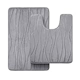 wc teppich rund WASCHMASCHINE: Einfach zu waschen, einfach die gesamte Badematte in die Waschmaschine werfen. Kein Bügeln nötig.