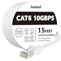 Algopix Similar Product 19 - Cat 6 Ethernet Cable 15 ft